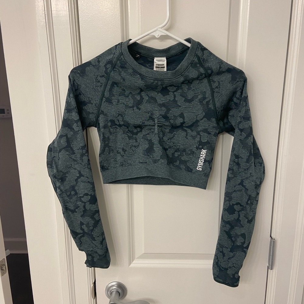 Gymshark Adapt Camo Seamless Crop